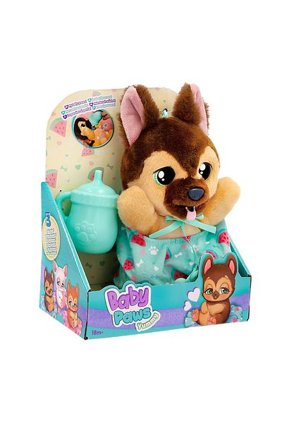 GIOCHI PREZIOSI Baby Paws Yummy German Shepherd 18 cm Plush 926363ım
