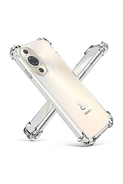 SKYDDAR INNOVATION Case for Huawei nova 11 / nova 12s, Shockproof Clear from Silicone Slim, Transparent, sticker set