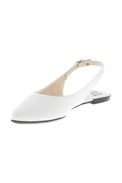 Moleca Ladies Sandals With Back Strap Off White | Made In Brazil