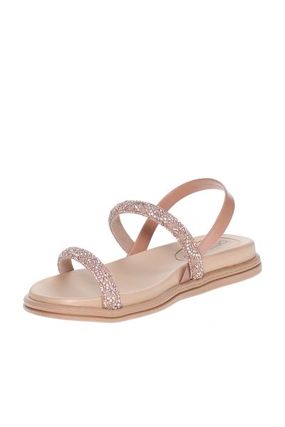Beira Rio Ladies Sandals With Back Strap Rose | Made In Brazil