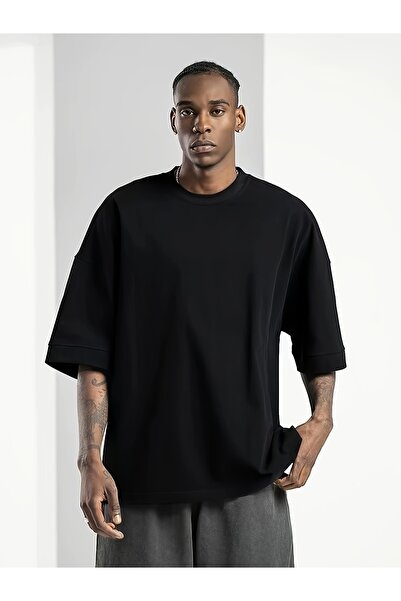 Lider Leather Tricou Basic Unisex – Croială Standard, Material Bumbac-Poliest...