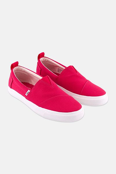 Toms Kid Girl Alpargata Fenix Slip On Casual Shoes, Pink/White