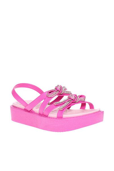 Molekinha Pre Teen Girls Sandals With Back Strap Pink | Made In Brazil