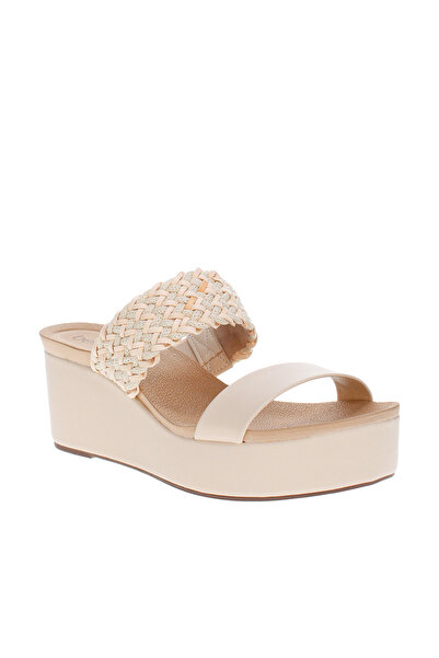 Beira Rio Ladies Wedge Sandals Cream | Made In Brazil