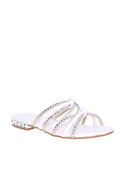 Molekinha Pre Teen Girls Sandals White | Made In Brazil