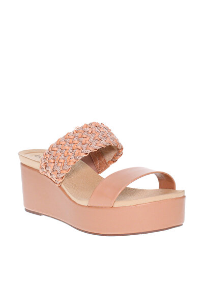Beira Rio Ladies Wedge Sandals Nude | Made In Brazil