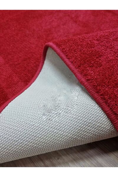 AKSEREN Protokol Kırmızı Kaymaz Jel Taban & Organizasyon Halısı Kalın Yolluk