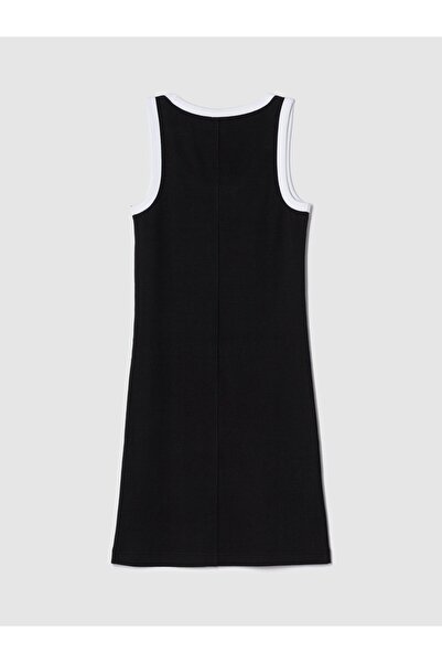 GAP Kadın Siyah Logo Fitilli Tank Mini Elbise