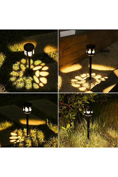 Joyful Box Set 4 Lampi Solare Decorative Joyful Box LED, Senzor lumina, Rezistente la apa, Design Modern