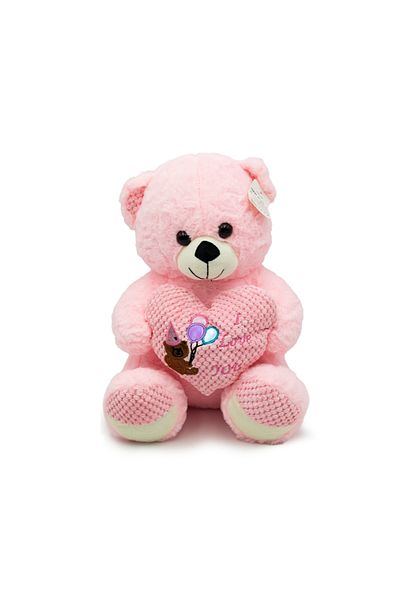 rexa Teddy Bear Holding a Pink Heart 34*23cm