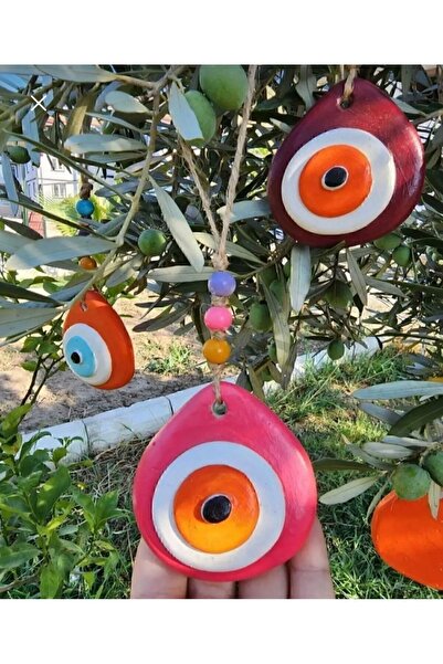 parıltı organizasyon Dekoratif nazar boncuğu duvar balkon süsü ağaç süsü 3 adet