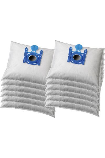 KOMA Bs67pl - Set of 12 Bags for Bosch Vacuum Cleaner Type G With Plastic, Textile Face