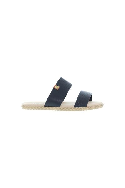 Moleca Ladies Flat Sandals Black | Made In Brazil