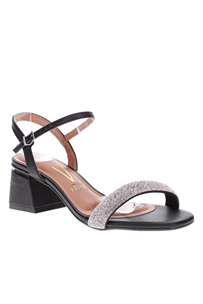 VİZZANO Vizzano Ladies Mid Heel Sandals Black | Made In Brazil
