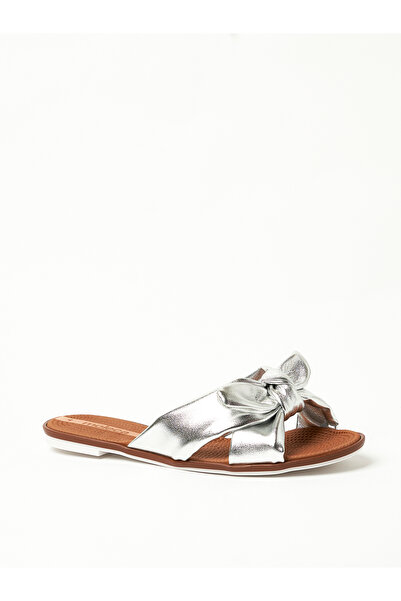 Moleca Ladies Flat Sandals Silver | Made In Brazil