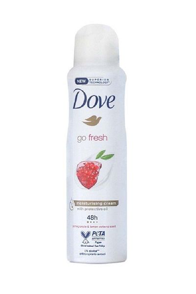 Dove Go Fresh Moisturising Cream Antiperspirant Pomegranate and Lemon Verbena Scent- 150ml