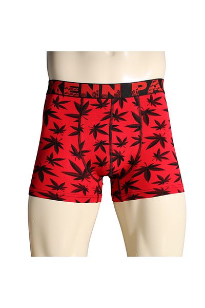 Kennpaul Men's Leaf Pattern Cotton Luxury Boxer |   Soft Fabric |   Comfortable Boxer |