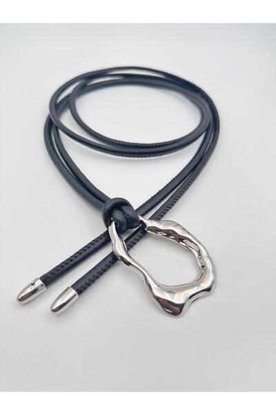 MODAM HİFA Cureaua cu catarame argintie cu legare Curea pentru femei Curea pentru rochie Curea pentru camasa