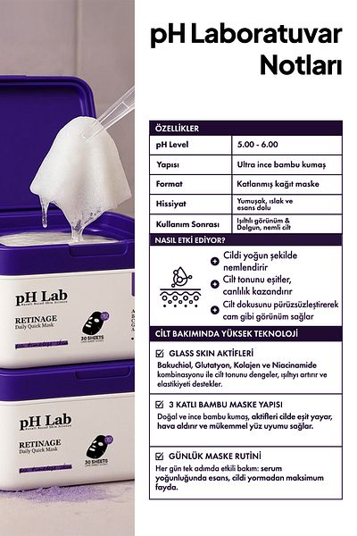 Ph Lab Phlab Retinage Daily Quick Daily Mask of 30