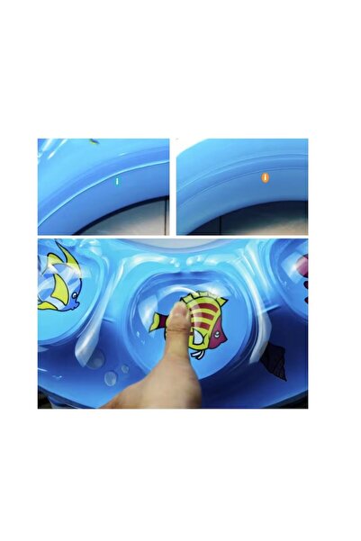 Globalport Retail Colac gonflabil pentru copii, diametru 80 cm, Albastru