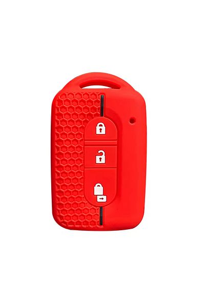 emii auto spare parts For Nissan Juke Qashqai X-Trail Micra Navara Silicone Key Case Cover Red/Black
