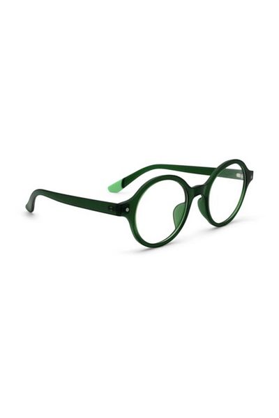 OEM Unisex Reading Glasses for Presbyopia, Computer Protection +1.00, Green Frame