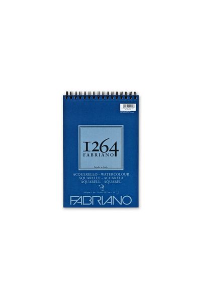Fabriano Drawing pad 1264 Watercolor, A4, 300gr, 30 sheets, with Fabriano spiral