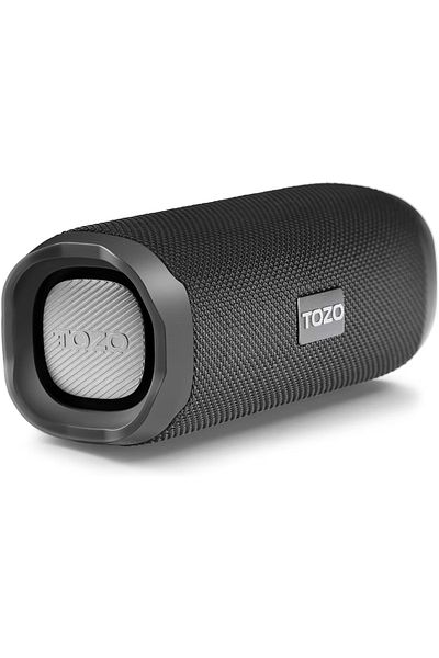 Smart Vibe Wireless Portable Speaker TOZO® PA2 Surround 360° Reality, Dual Driver, 20W, Autonomy 25h, Black