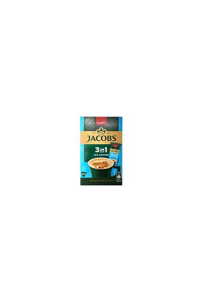 Jacobs Cafea instant, 3 in 1 Ice Coffee, 12.7 g x 24 plicuri