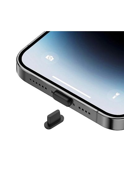 Optim Solution Anti-dust Plug for Type-C Port, OPTIM SOLUTION, USB-C, Black