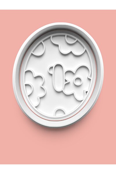 AKTASTORE قالب كوكيز على شكل حرف O منقوش وقالب عجينة السكر