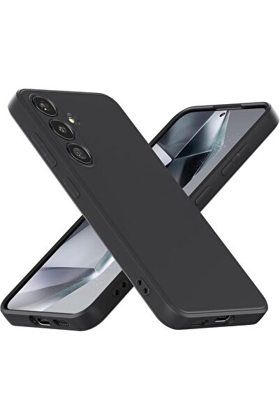 SprintMag Husa de Protectie pentru Samsung Galaxy A54 5G, Matte Soft Silicone Premium Negru
