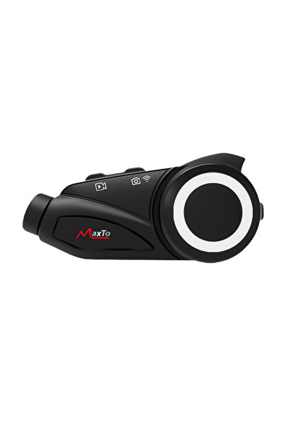 Powermaster Maxto M3 1080P Kameralı Motosiklet Bluetooth Intercom Kulaklık (6...