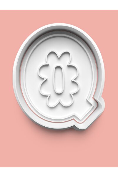 AKTASTORE قالب كوكيز على شكل حرف Q منقوش وقالب عجينة السكر