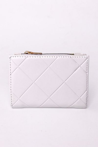 Ecrou Handbag Hard Cover Quilted White