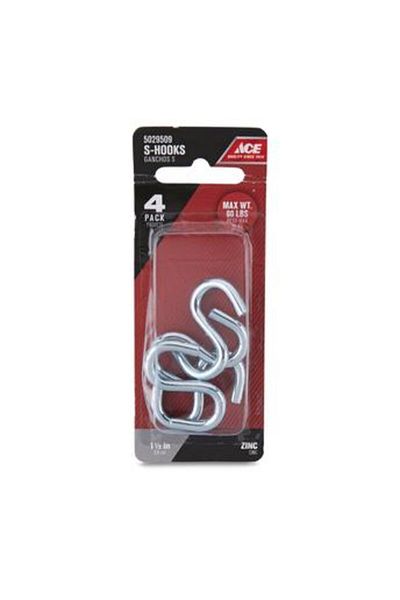 ACE خطافات على شكل حرف S (3.8 سم، 4 قطع)