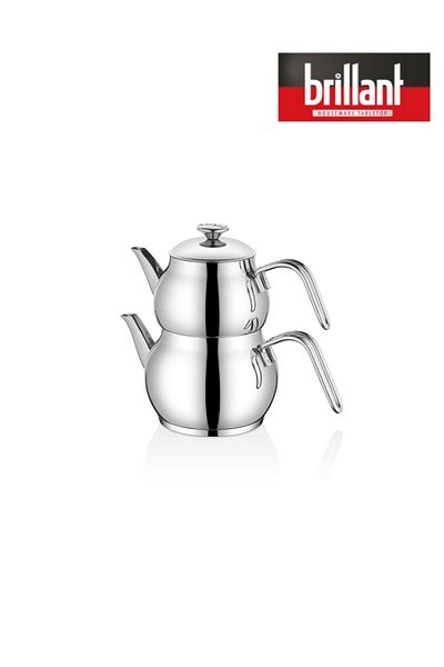 Brillant Petra Induction Base Family Size Steel Teapot