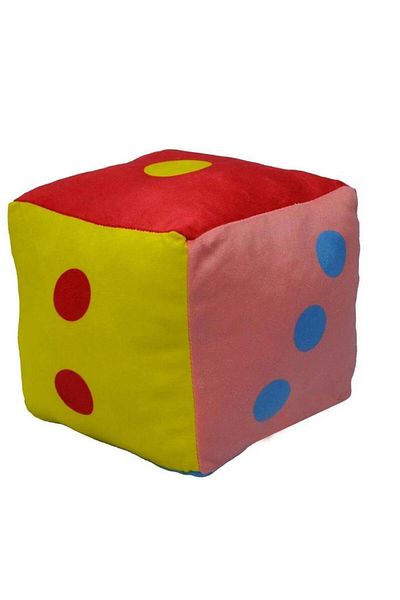 Kelebek Oyuncak Halley Colorful Plush Dice 35X35 Cm.