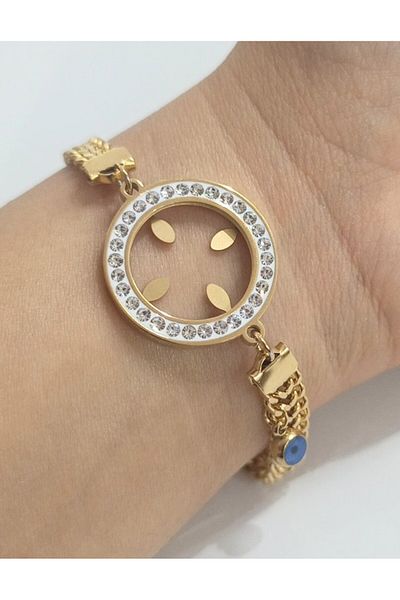 Monalisa Home Luxury Gold Color Bracelet with Showy Figure