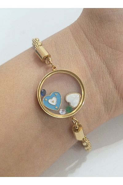 Monalisa Home Luxury Gold Color Bracelet with Showy Figure