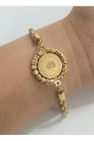 Monalisa Home Luxury Gold Color Bracelet with Showy Figure