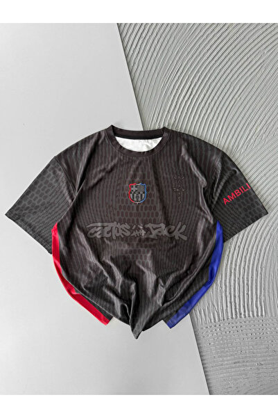 SENTİNEL WEAR تي شيرت بارشا مطرز بتصميم خاص من ترافيس بريميوم