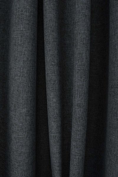birizmoda Castello Patterned Extrafor Gathered Seamless Background Curtain - Anthracite Gray
