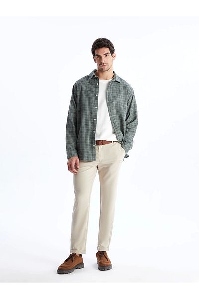 LC Waikiki Lcw Vision Beige Slim Fit Men's Trousers