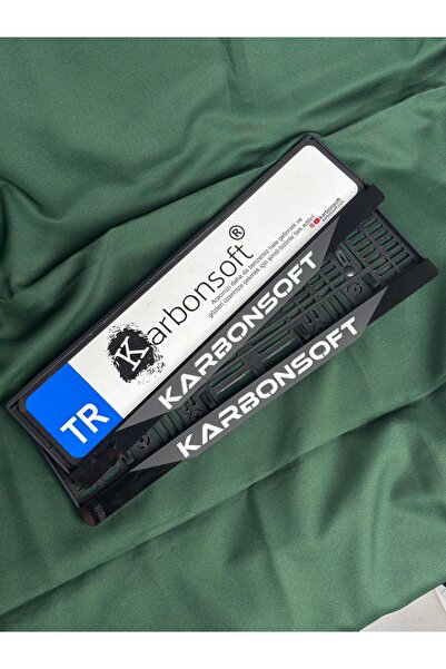 karbonsoft Kişiye Özel İsimli Tasarım 3 Katmanlı Pleksi Plakalık – 2 Adet – Oto Plakalık - Şık ve Dayanıklı