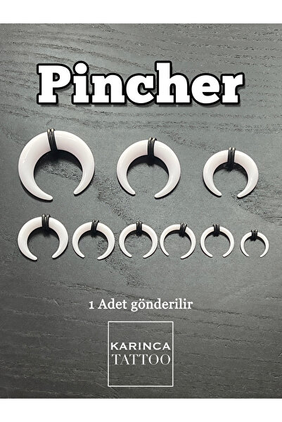 Karınca Piercing Septum Beyaz Pincher Piercing Genişletme Ear Stretcher Buffalo Taper Plug Tünel Aparatı