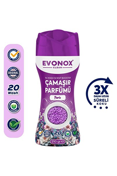 Evonox Evonox Clean Granül Çamaşır Parfümü & Çamaşır Yumuşatıcı Paris 210 gr