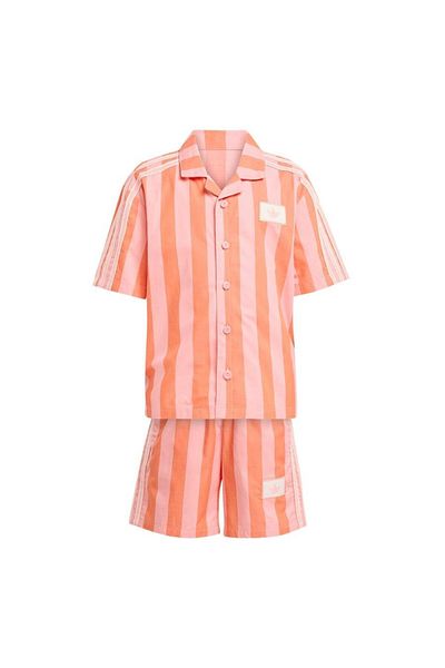 adidas Children's Pink Tracksuit Resort Set Kc0774