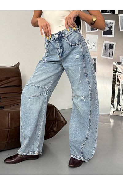 DENİKK TREND SPECIAL DESIGN Άνετη ΜΟΝΤΕΛΟ ΠΑΝΤΕΛΟΝΙ ΠΑΛΑΖΖΟ ΤΖΙΝ ΤΕΝΙΣΜΟΥ