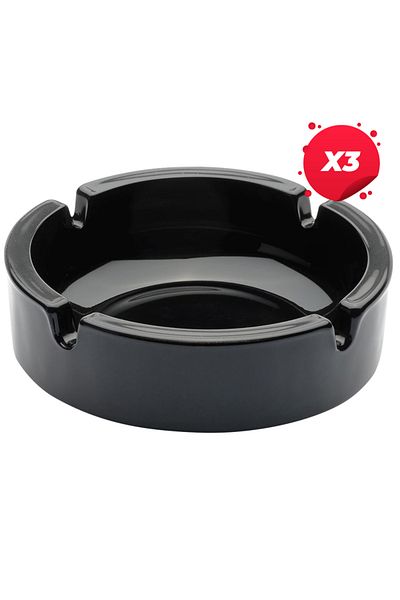 DAR X3 - SCRUMIERA COLOR NEGRU 105MM SELENA 60055CF08-MC24X041